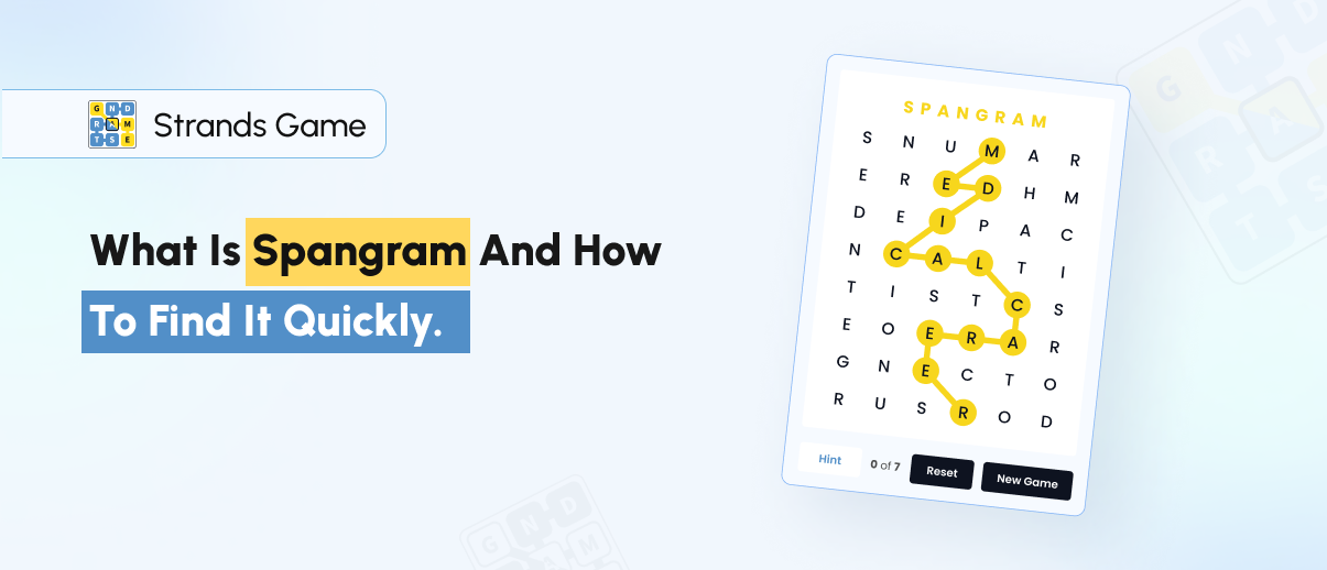 What is Spangram and How to Find it Quickly
