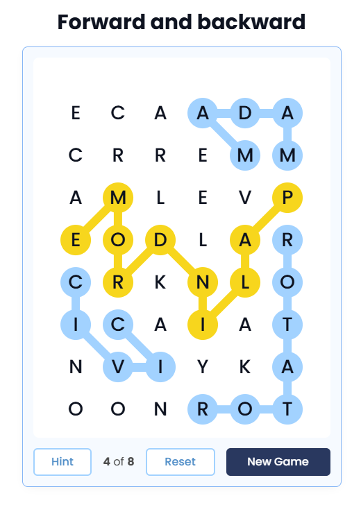 strands game theme words